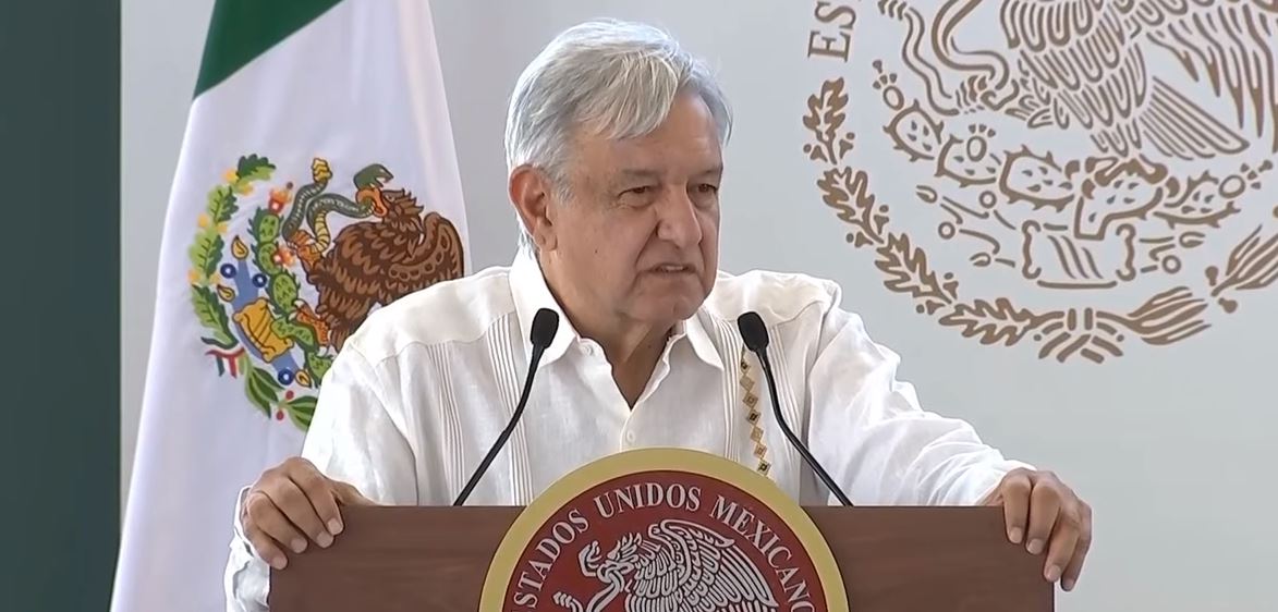 Foto: El presidente Andrés Manuel López Obrador dijo que la prioridad es producir lo que consumimos en México, el 15 de junio de 2019 (Gobierno de México YouTube)