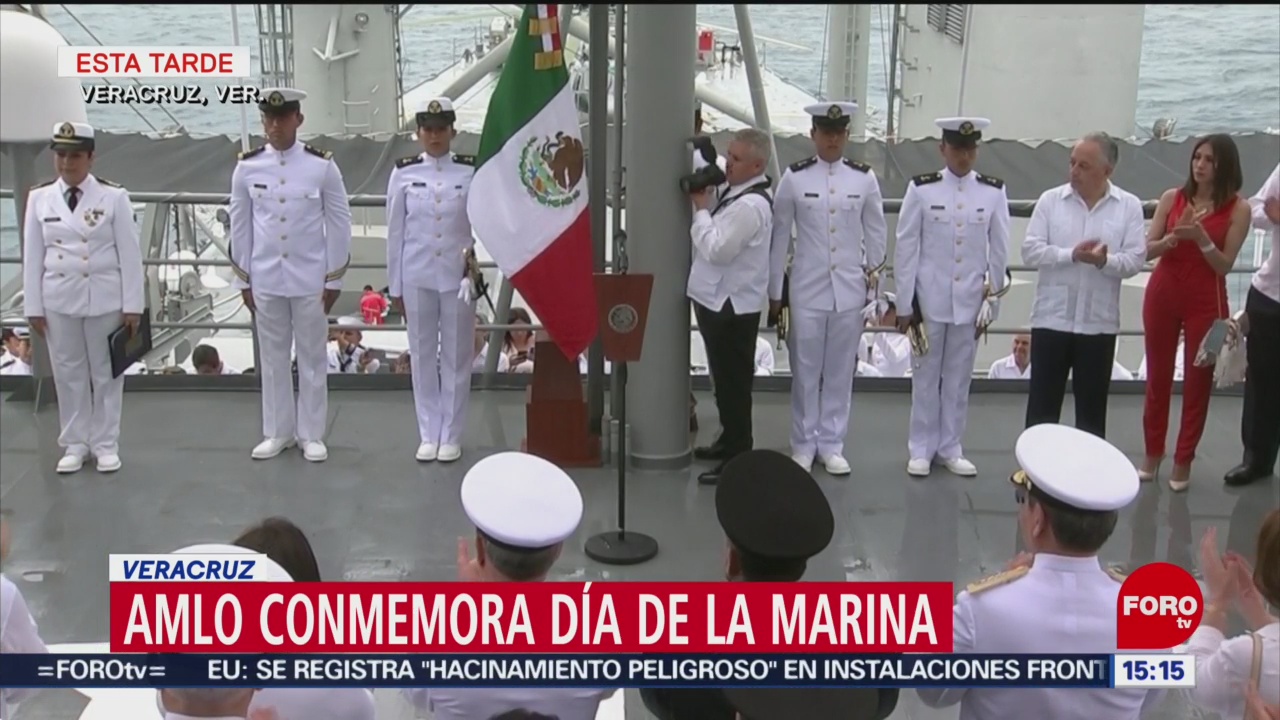 FOTO: AMLO conmemora Día de la Marina en Veracruz,1 Junio 2019