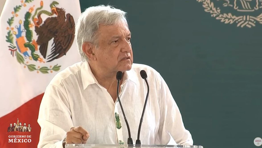 Foto: El presidente Andrés Manuel López Obrador resaltó que los recursos obtenidos de las subastas se han entregado a municipios más pobres, el 23 de junio de 2019 (Gobierno de México)