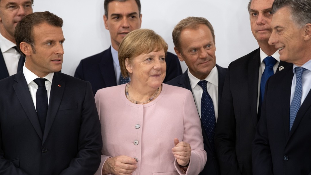 Foto: La canciller alemana, Angela Merkel, asegura encontrarse bien, después de dos episodios de temblores, junio 29 de 2019 (Getty Images)