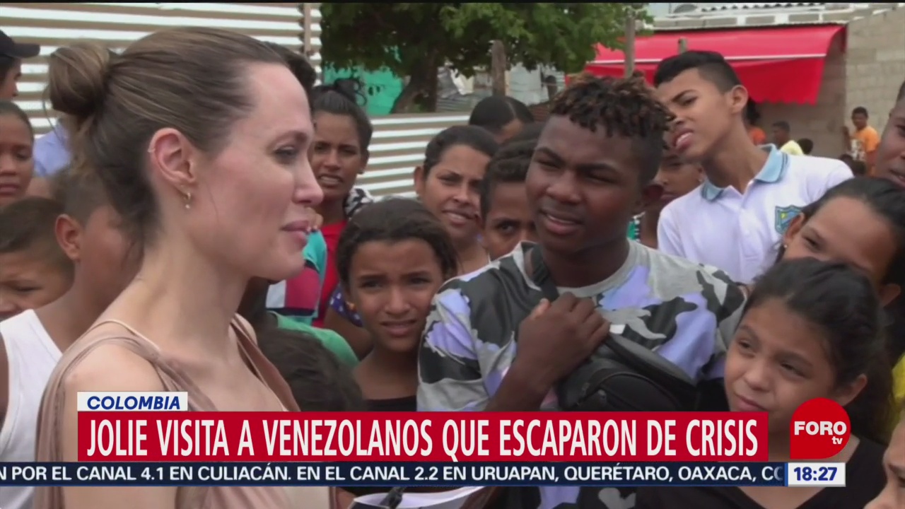 FOTO: Angeline Jolie visita frontera entre Colombia y Venezuela