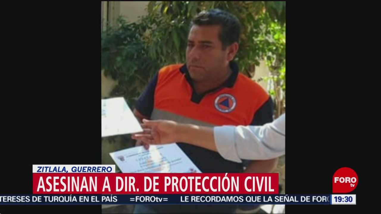FOTO: Asesinan a director de Protección Civil de Zitlala, Guerrero, 29 Junio 2019
