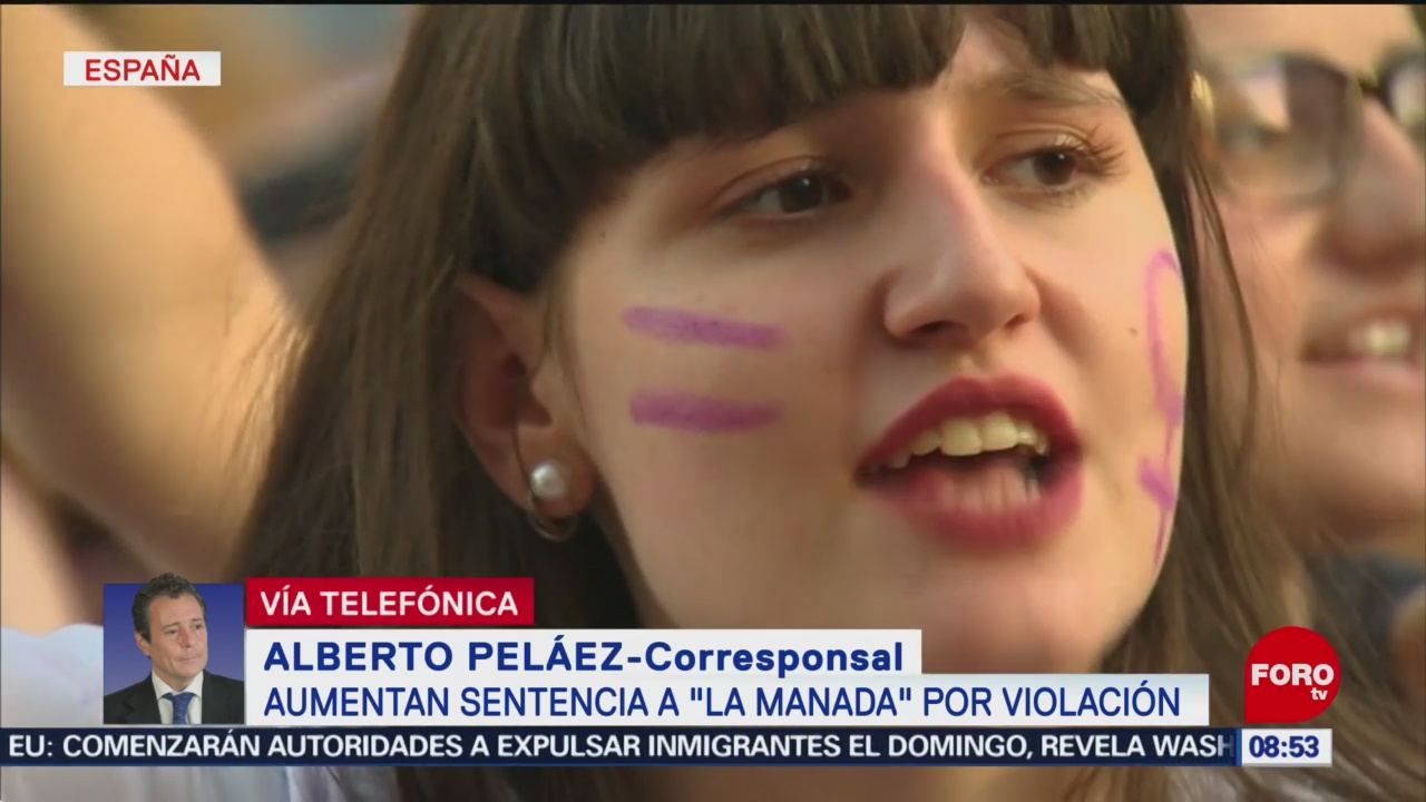 FOTO:Aumentan sentencian a ‘La Manada’ por violación a joven en San Fermín, 22 Junio 2019