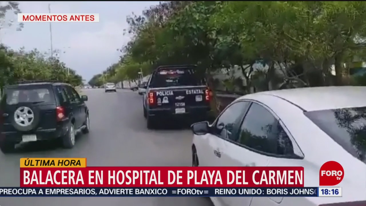 Foto: Balacera Hospital Playa Del Carmen Quintana Roo 14 Junio 2019