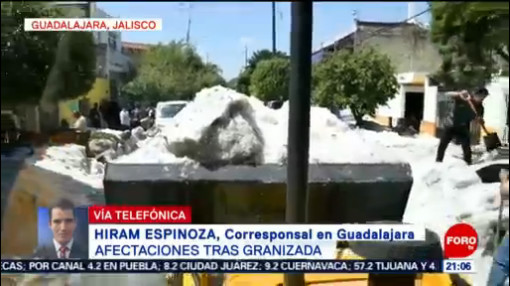 FOTO: Buscan declaratoria de emergencia en Guadalajara por afectaciones tras granizada, 30 Junio 2019