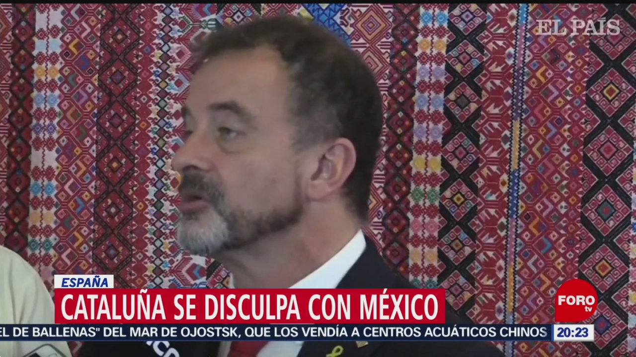 Foto: Cataluña Disculpa México Conquista 20 Junio 2019
