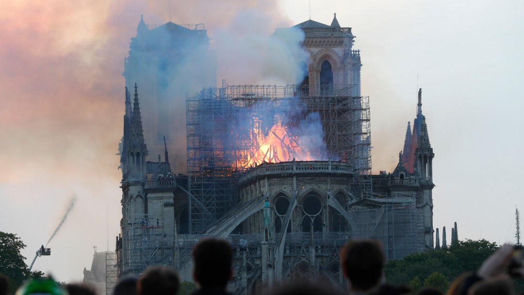 Foto: La catedral de Notre Dame, en París, se incendió el pasado 15 de abril, Francia