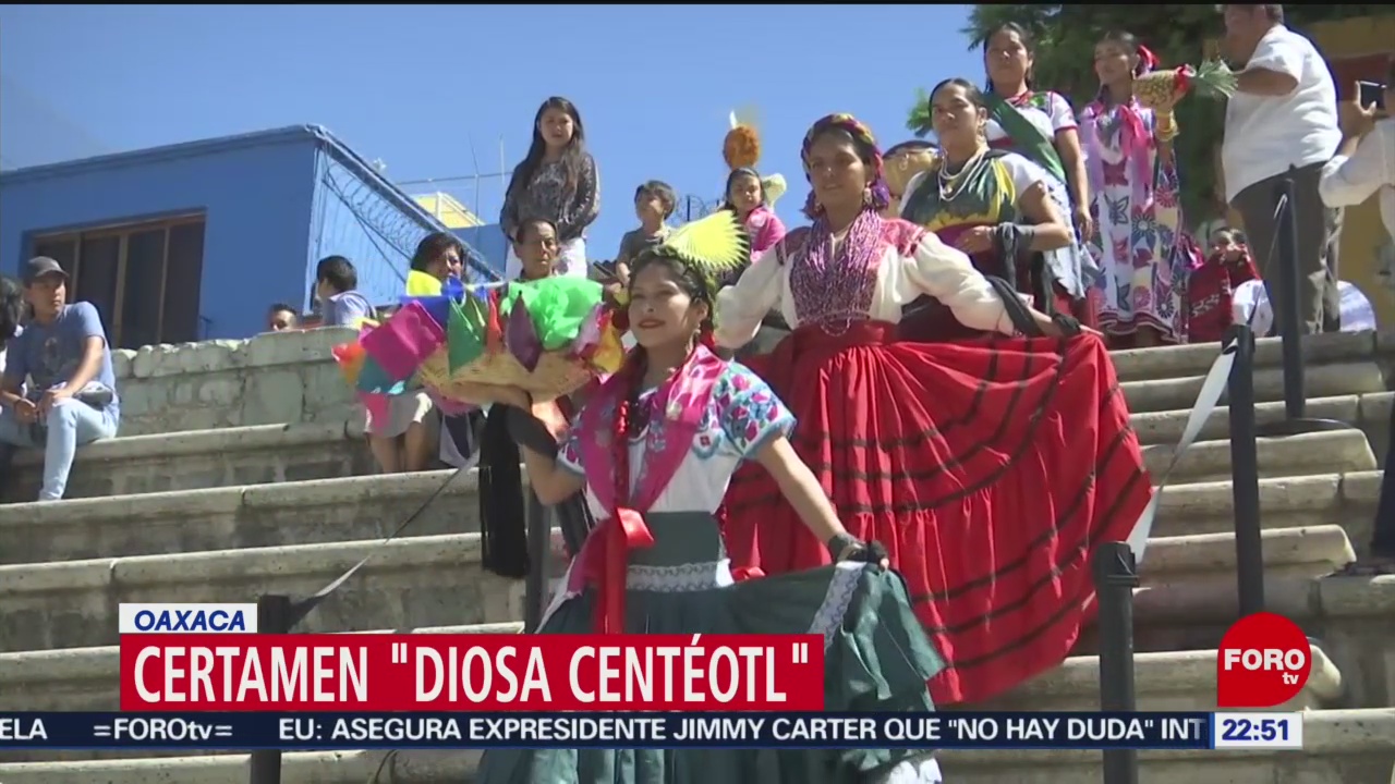FOTO: Certamen "Diosa Centéotl" en Oaxaca, 30 Junio 2019