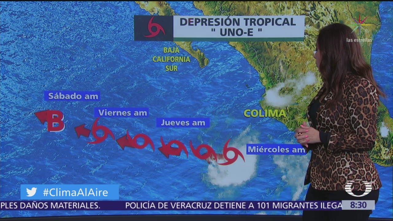 Clima Al Aire: Se forma la depresión tropical UNO-E
