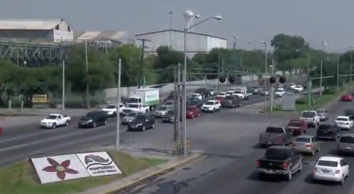 Foto: contaminación ambiental en Monterrey, 24 de junio 2019. Twitter @_LASNOTICIASMTY