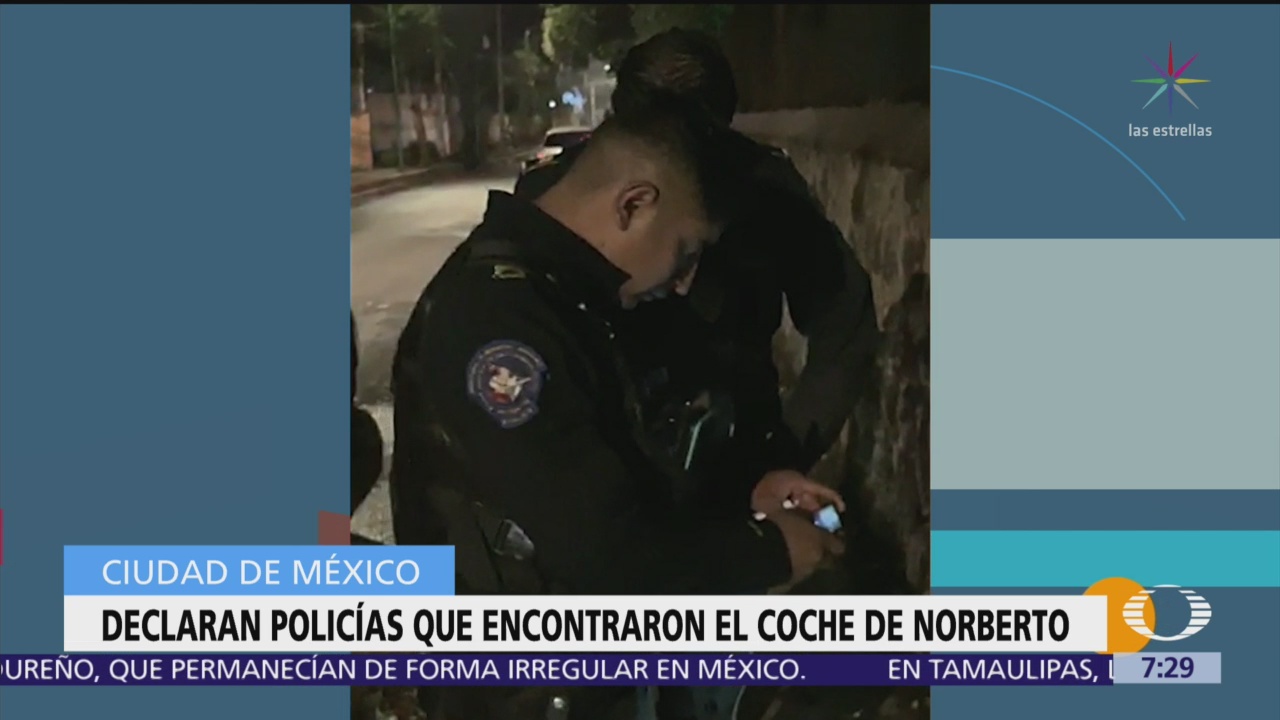 Declaran dos policías CDMX por caso Norberto Ronquillo