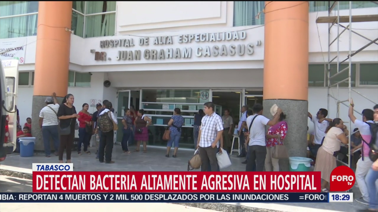 Foto: Bacteria Hospital Villahermosa Tabasco 7 Junio 2019