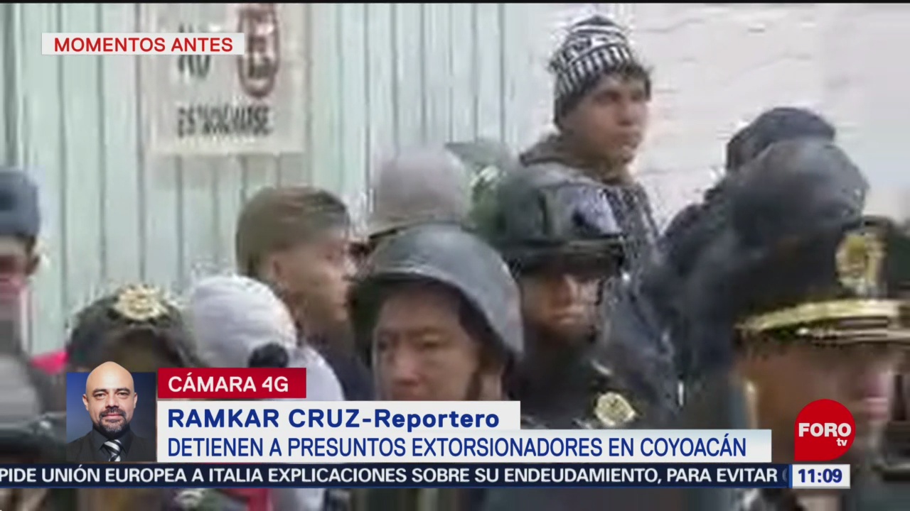 Detienen a 24 presuntos extorsionadores en Coyoacán, en CDMX