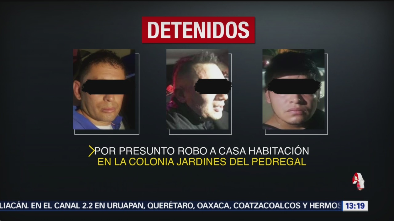 FOTO: Detienen a tres extranjeros en la alcaldía Álvaro Obregón, 16 Junio 2019