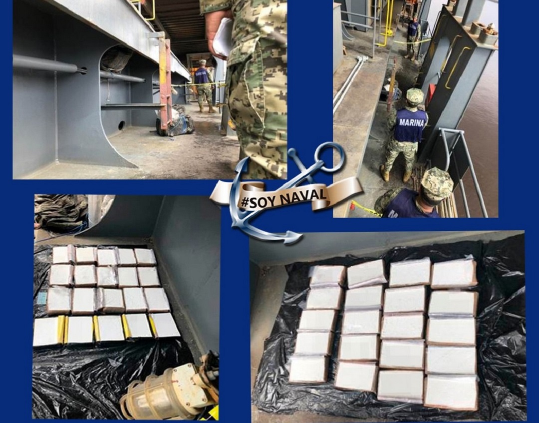 Aseguran 70 paquetes con cocaína en muelle de Ensenada, BC