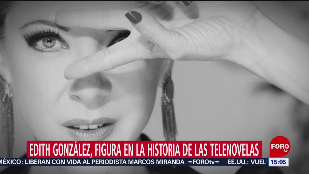Foto: Edith González, figura en la historia de las telenovelas