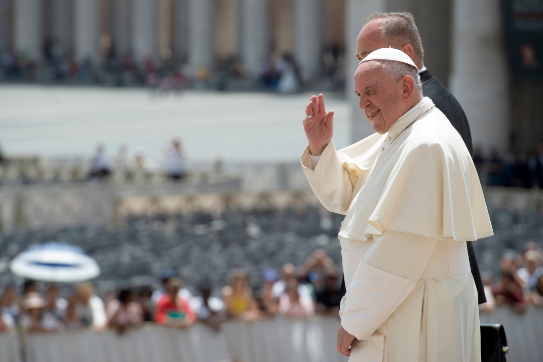 Foto: El papa Francisco en el Vaticano, 12 de junio de 2019, Vaticano
