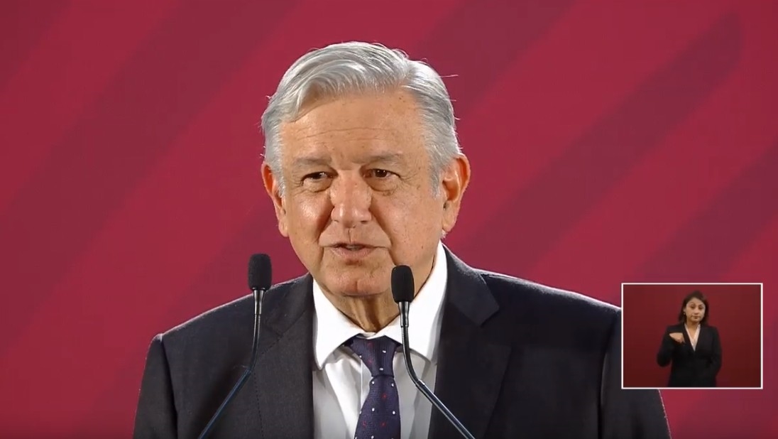 Foto: El presidente López Obrador en conferencia de prensa, 20 de junio de 2019, Ciudad de México