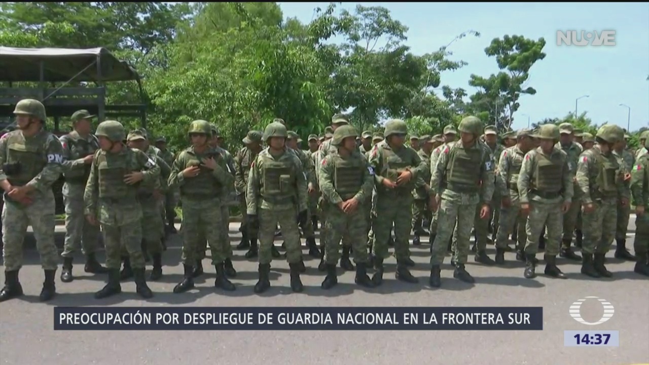 Foto: En breve, despliegue de la Guardia Nacional en la frontera sur