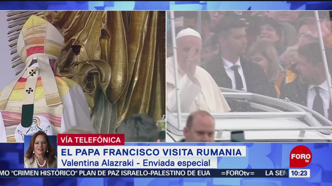 FOTO: En Rumanía el papa Francisco anima a terminar con viejos rencores, 1 Junio 2019