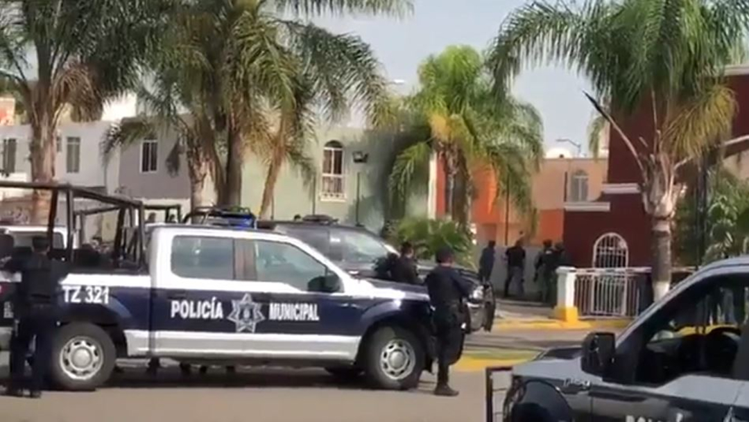 Foto: Al menos un muerto deja balacera en Tlajomulco, Jalisco, el 21 de junio de 2019 (Noticieros Televisa)