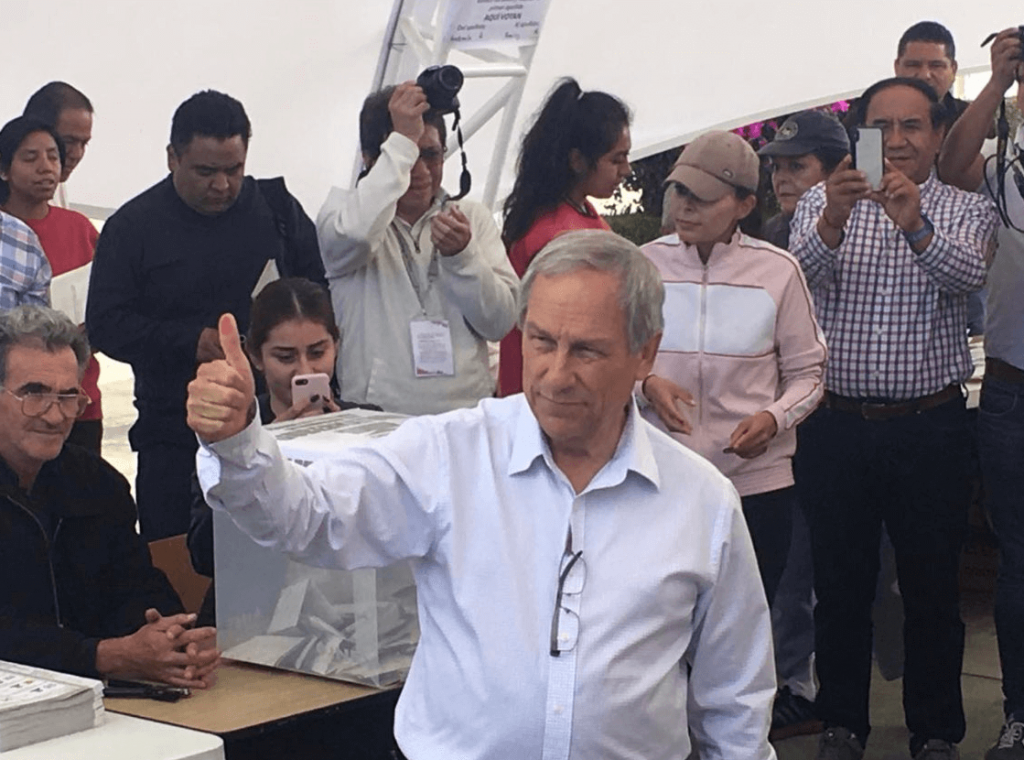 Luis Miguel Barbosa tiene ventaja en Puebla, dice Mitofsky