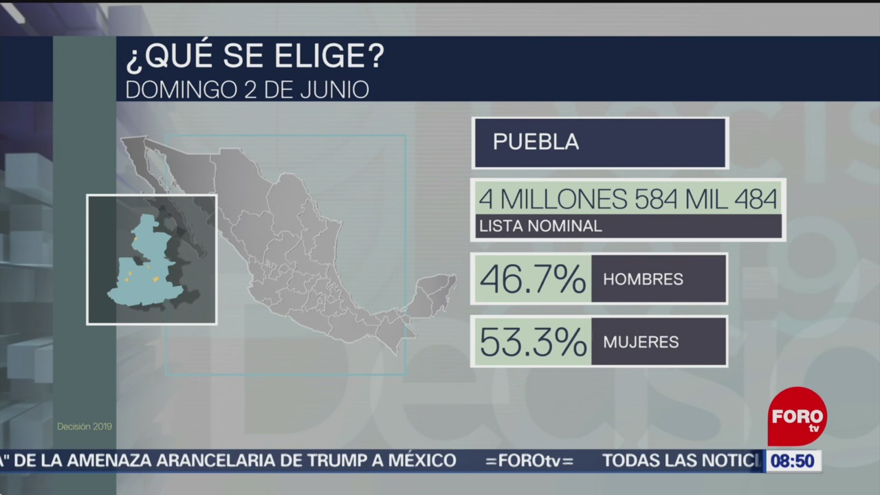 Esto es lo que elegirán en seis estados mexicanos durante jornada electoral