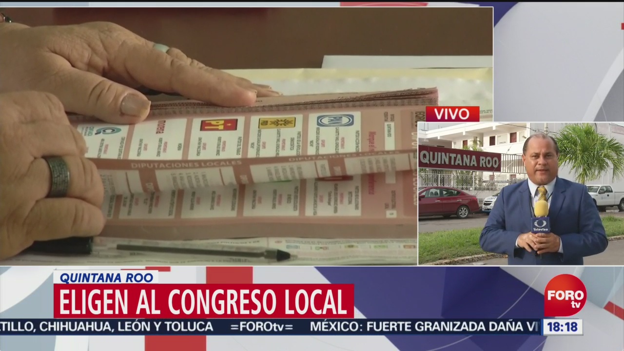 FOTO:Existió poca participación de electores en Quintana Roo, 2 Junio 2019