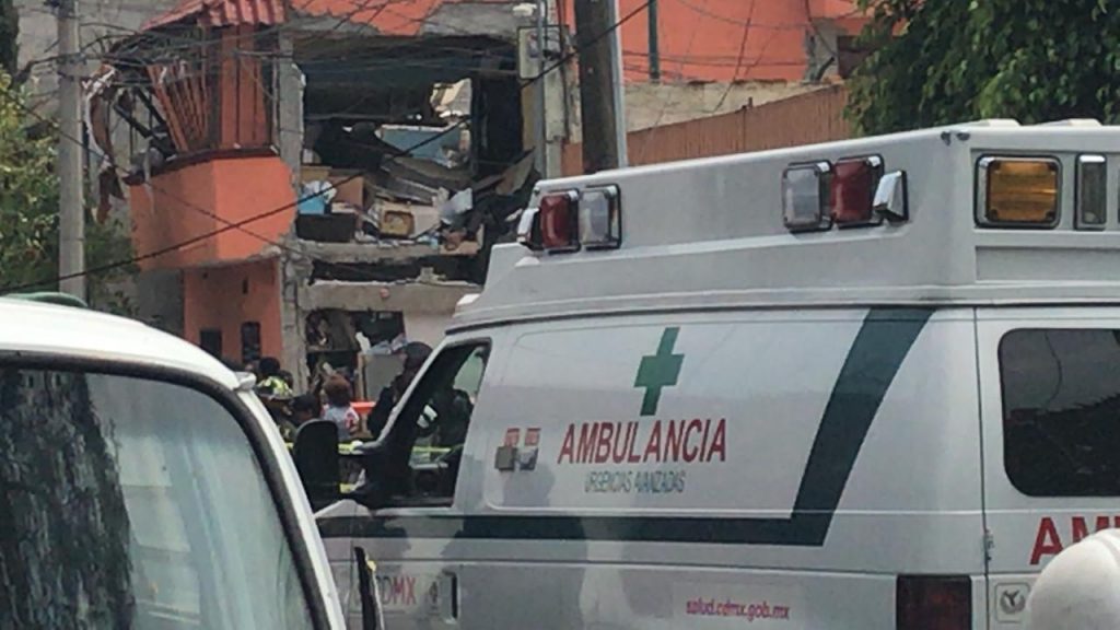 Foto Explosión en Iztacalco dentro de casa por acumulación de gas 26 junio 2019