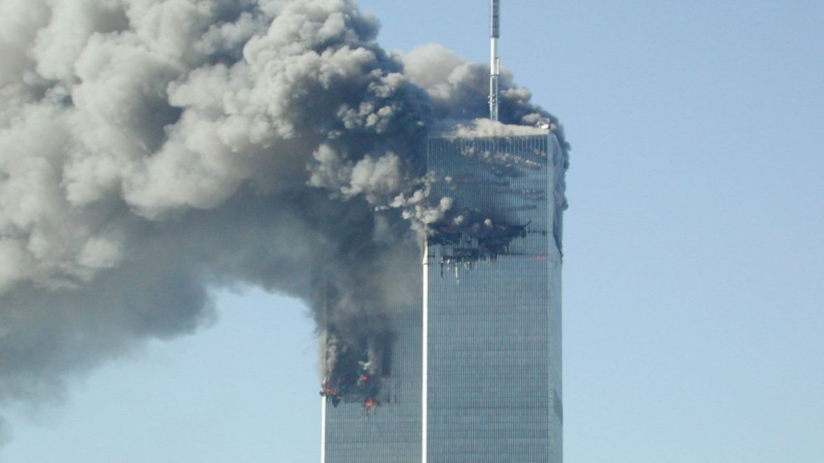 Foto: Dos aviones se estrellan contra el World Trade Center en Nueva York, EEUU. El 11 de septiembre de 2001