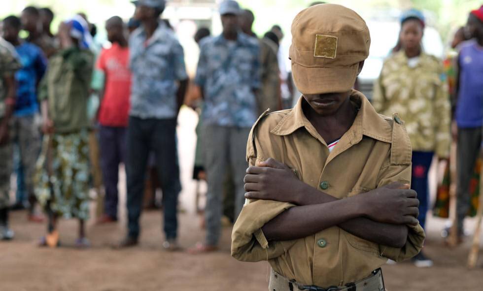 Niños soldados se entregan a misión de la ONU en el Congo