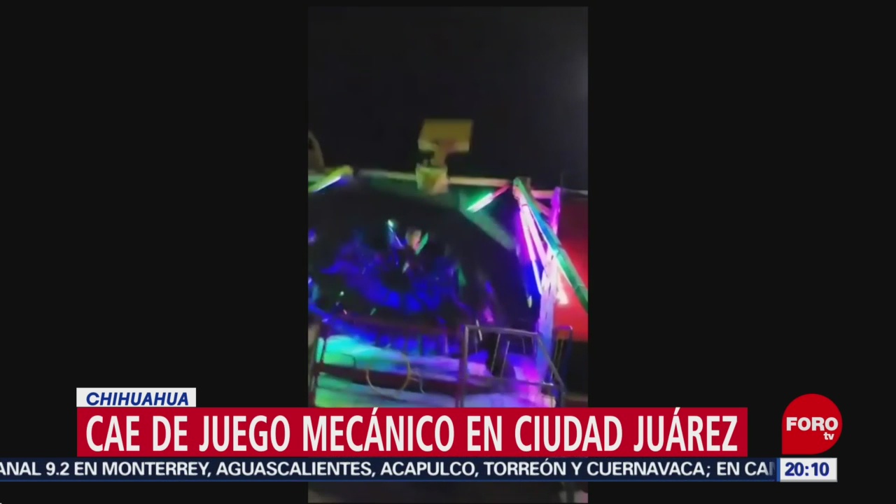 Foto: Mujer Accidentada Juego Mecánico Chihuahua 17 Junio 2019
