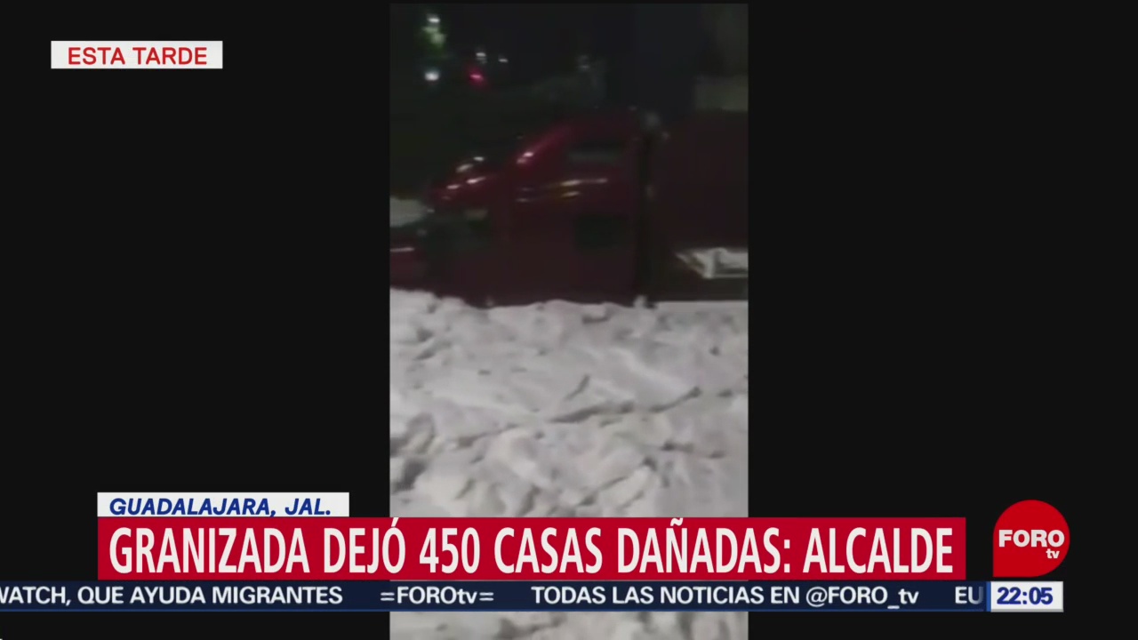 FOTO: Granizada dejó 450 casas dañadas en Guadalajara, Jalisco, 30 Junio 2019