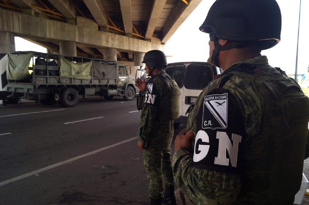 Foto: operativos de la Guardia Nacional en la Frontera Sur, 18 de junio 2019.