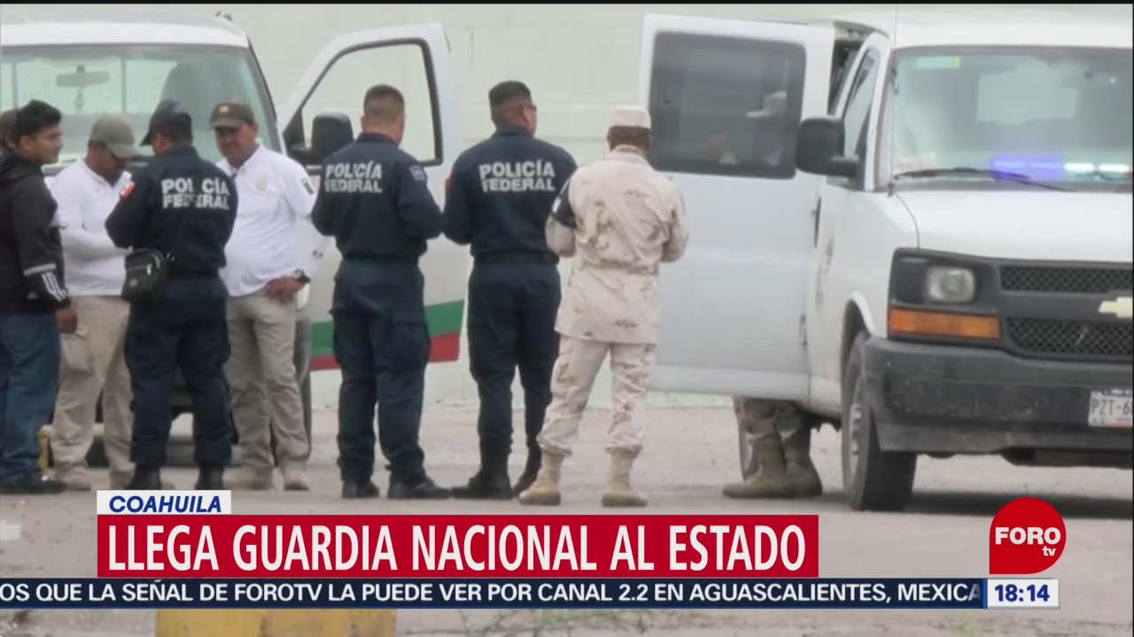 FOTO: Guardia Nacional llega a la frontera de Coahuila