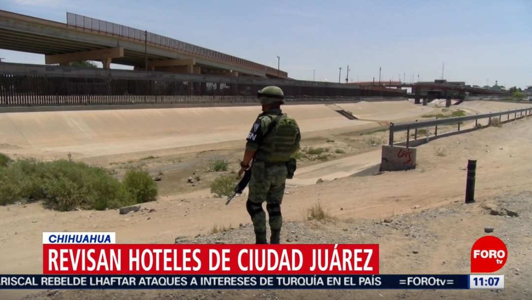 Foto: Los militares se encuentran distribuidos a lo largo del límite fronterizo entre México y Estados Unidos, el 30 de junio de 2019 (Noticieros Televisa)