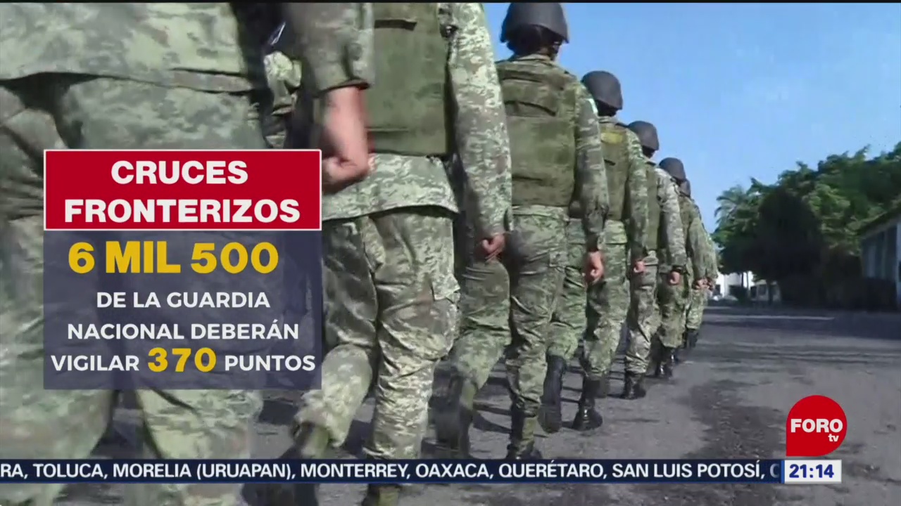 Foto: Guardia Nacional Vigilará Frontera Sur 26 Junio 2019