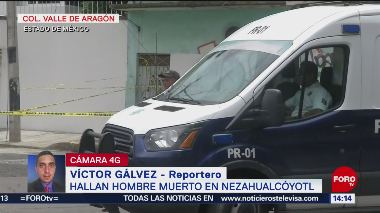 Foto: Hallan hombre muerto en Nezahualcóyotl