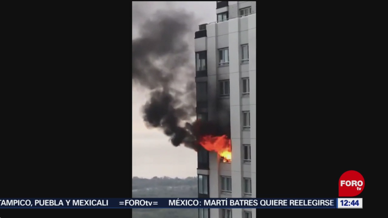Incendio afecta torre de Puerto Madero, en Buenos Aires