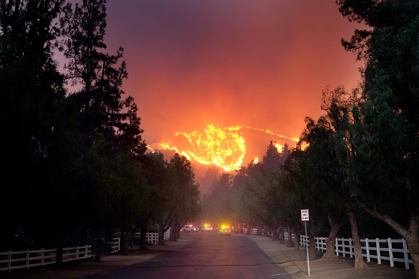 Foto: El incendio en Paramount Ranch, 7 junio 2019