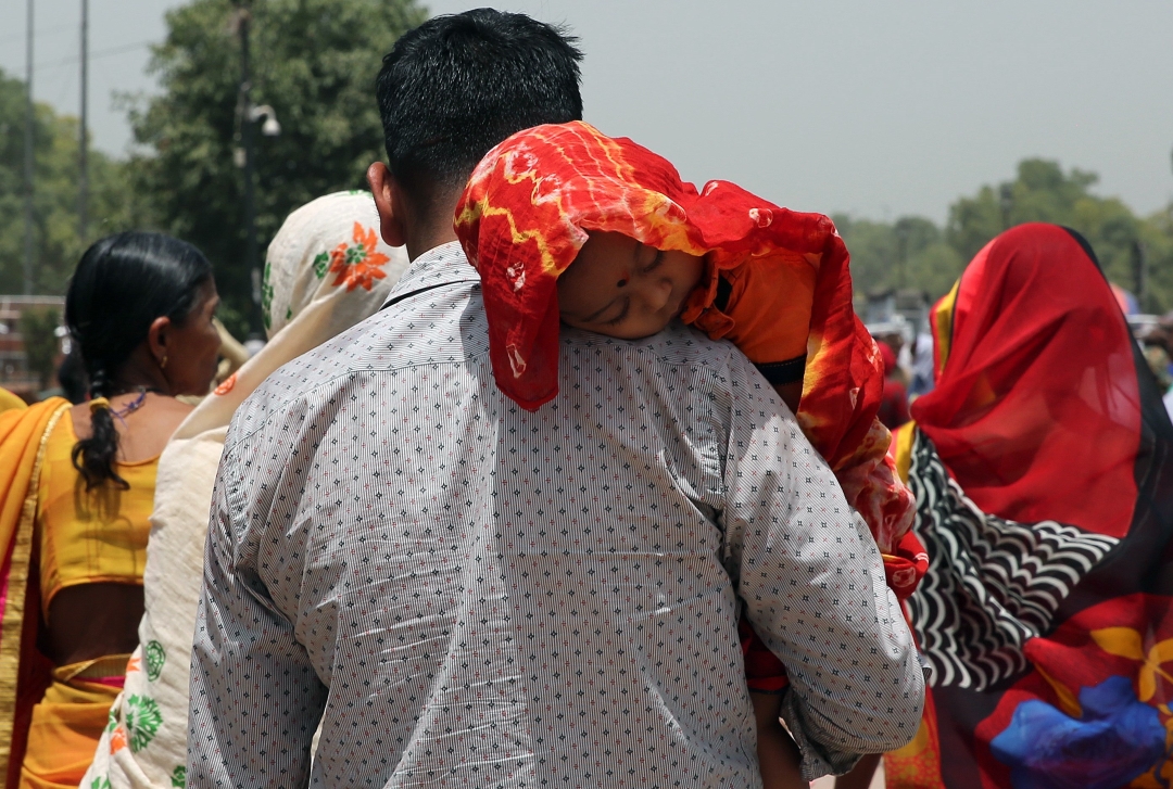 Foto: Indios sufren por ola de calor, 11 de junio de 2019, India