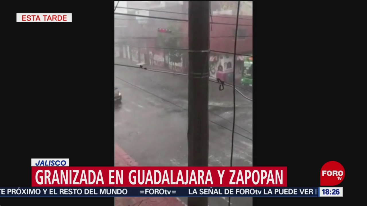 FOTO: Intensa granizada azota Guadalajara y Zapopan, 16 Junio 2019