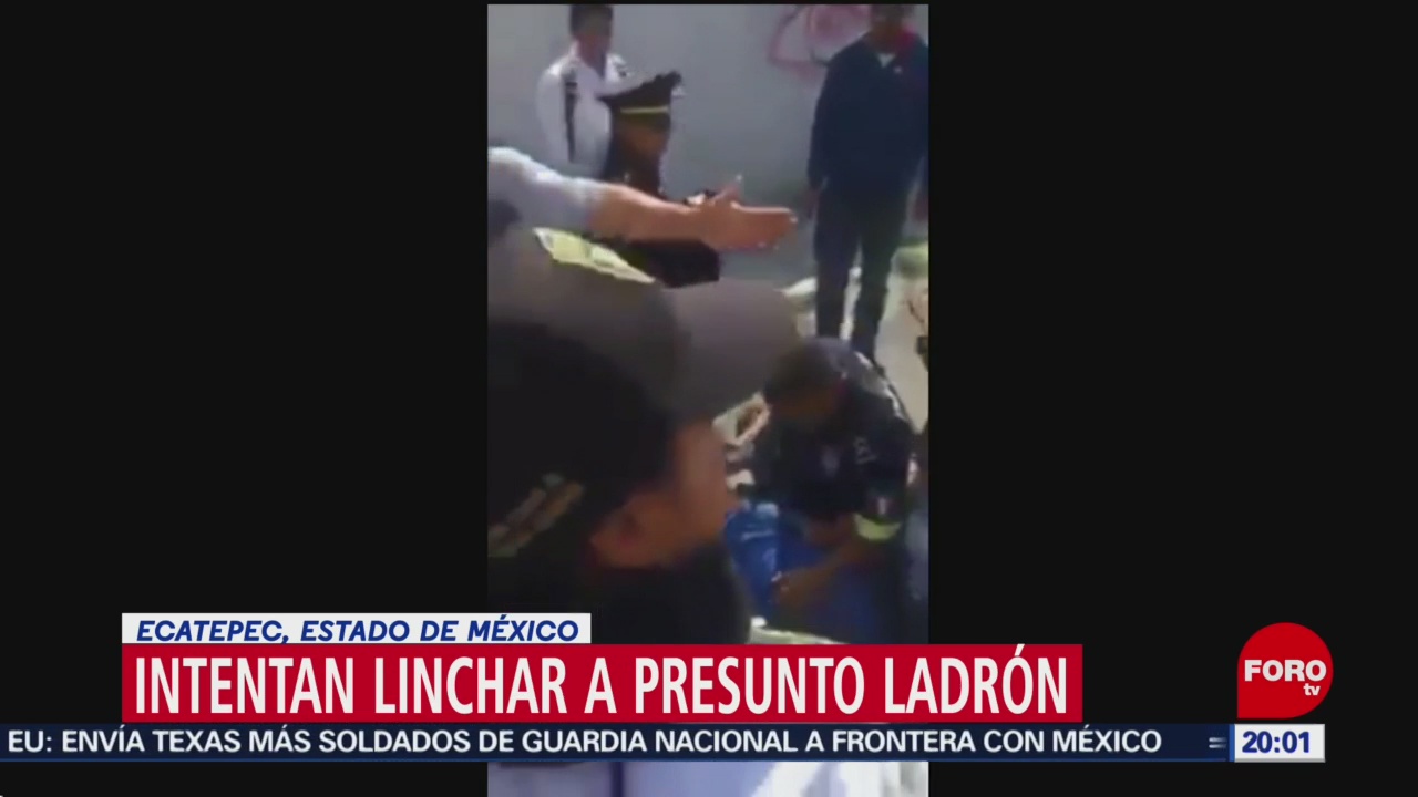 FOTO: Intentan linchar a ladrón en Ecatepec, Edomex, 22 Junio 2019