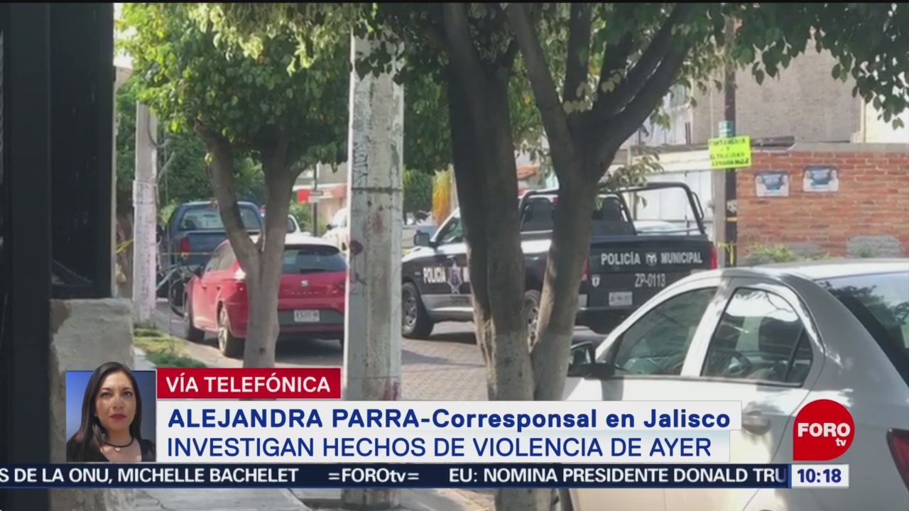 FOTO: Investigan hechos de violencia registrados ayer en Jalisco, 22 Junio 2019