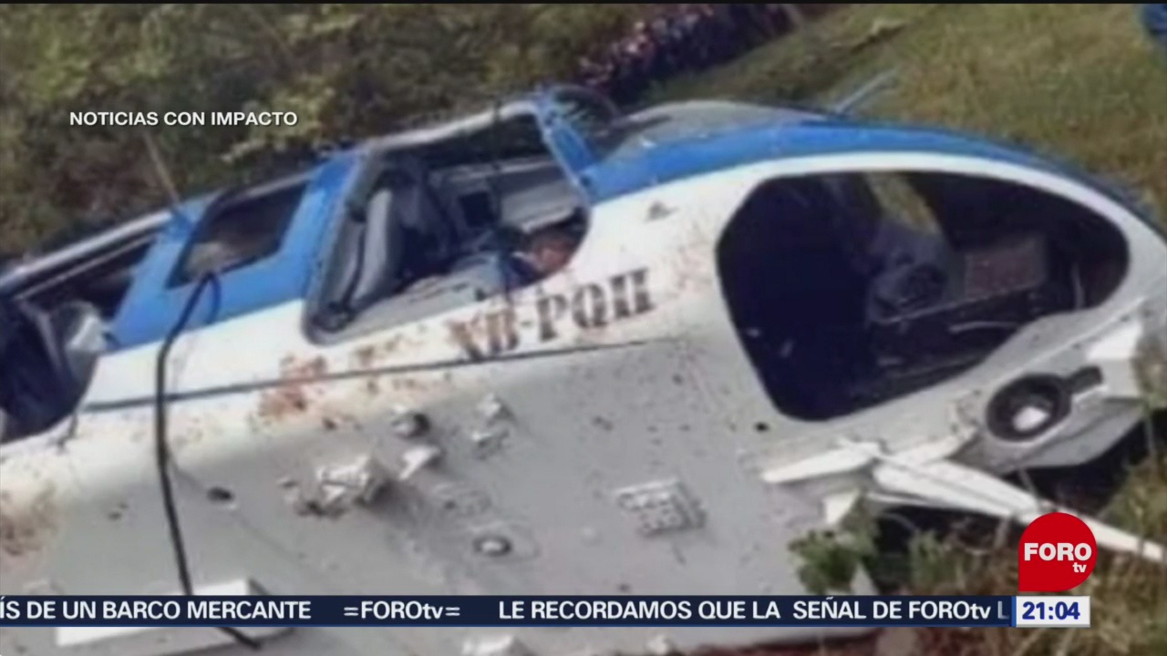 Foto: Disparos Helicóptero Edomex Sultepec 18 Junio 2019