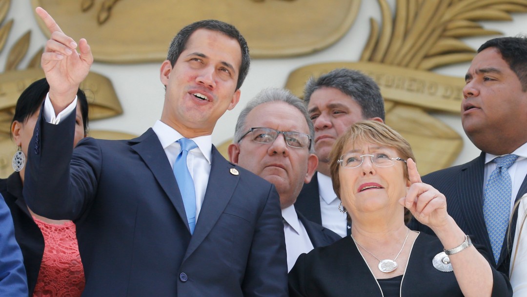 Guaidó anuncia que Bachelet dejará en Venezuela a dos delegados