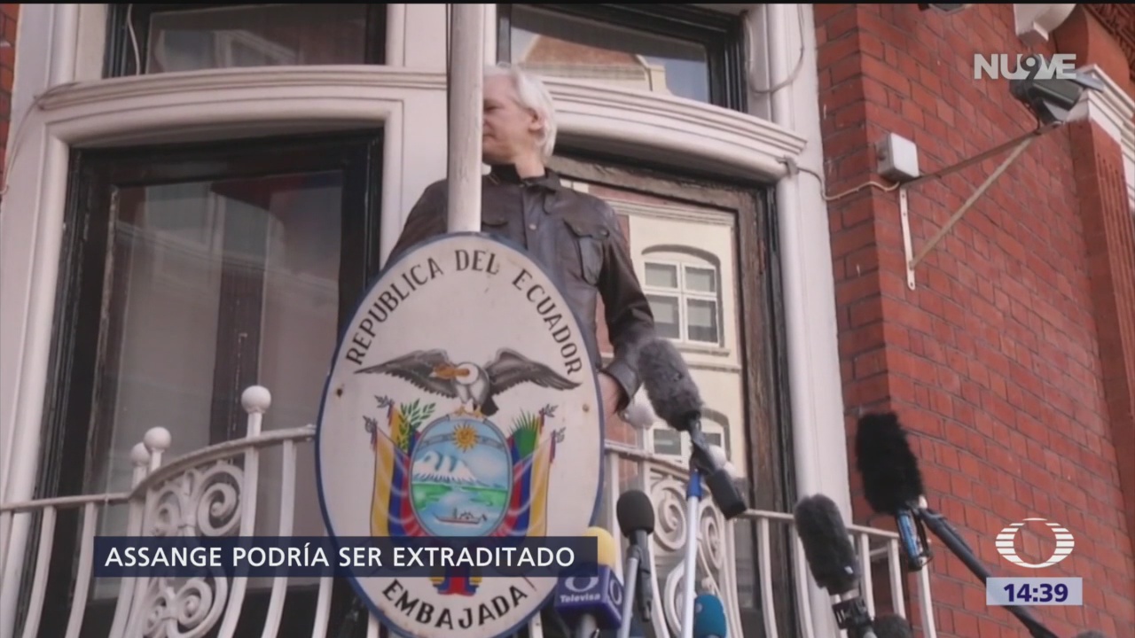 Foto: Julian Assange podría ser extraditado a EU en las próximas horas
