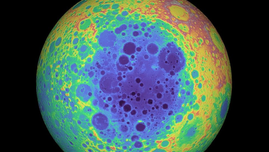 Foto: La cuenca Aitken en la Luna