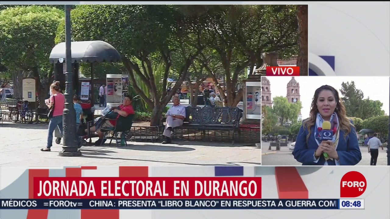 La jornada electoral en Durango