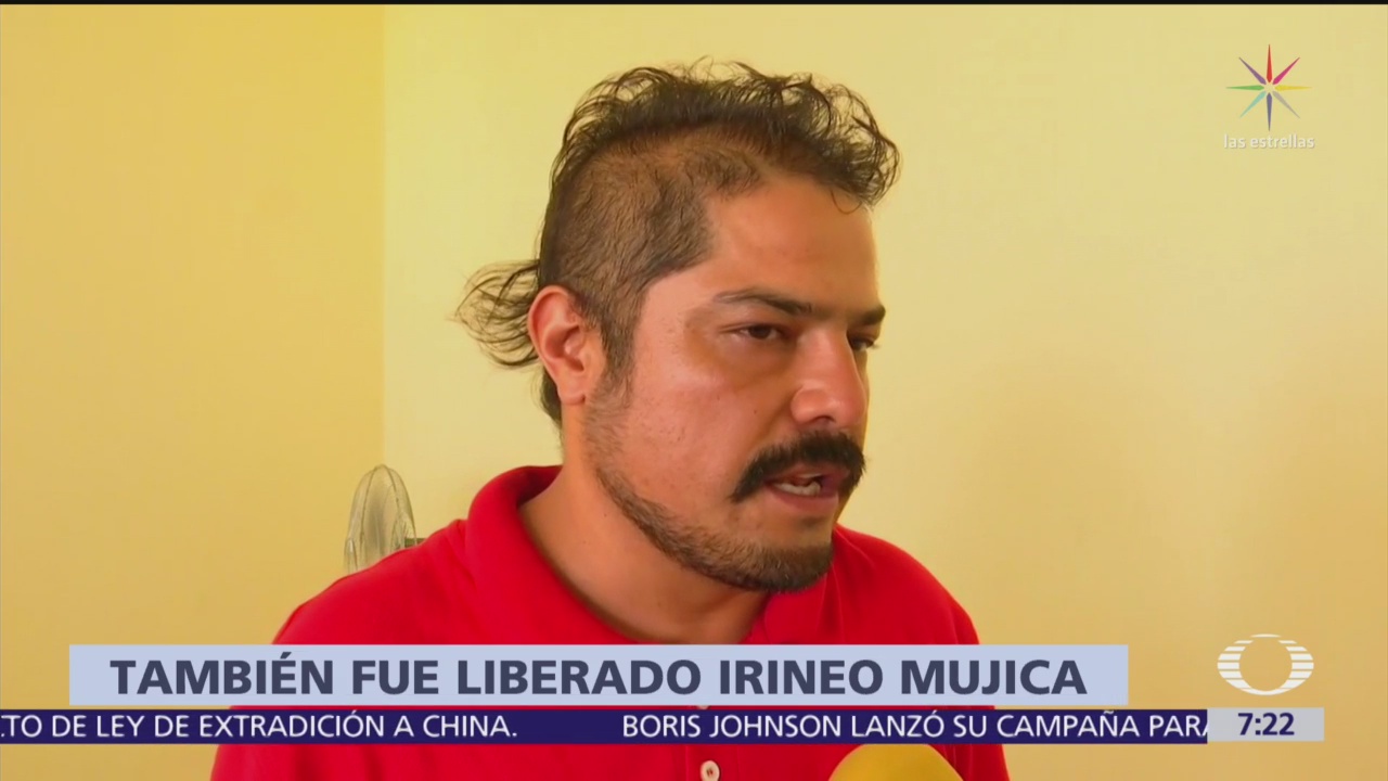 Liberan a activista Irineo Mujica